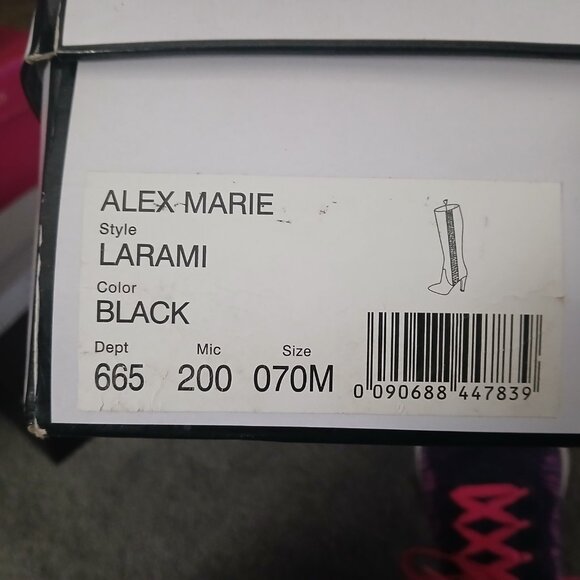 ALEX MARIE BLACK BOOTS - Picture 2 of 3